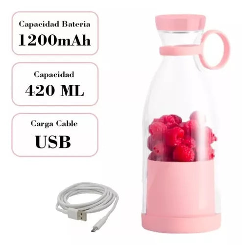 Botella Licuadora Botella Portátil USB