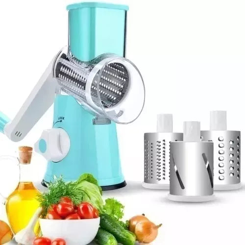 🥗🍠🥦MOLINO RAYADOR TIPO TAMBOR PARA FRUTAS Y VERDURAS CON SUCCION AL VACÍO 🥗🍠🥦