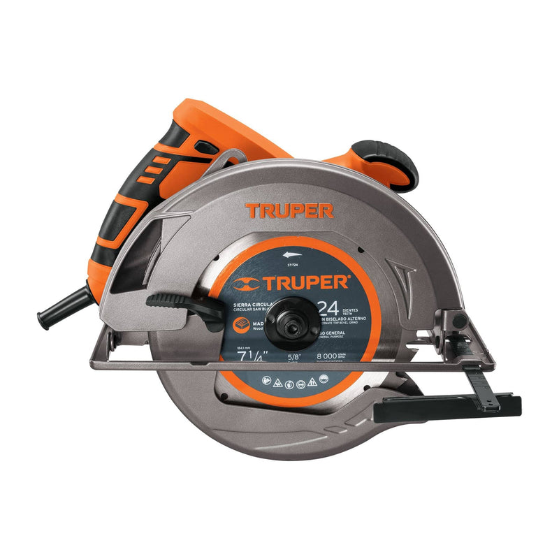 Sierra circular Truper, 7-1/4", profesional, 1500 W 11004