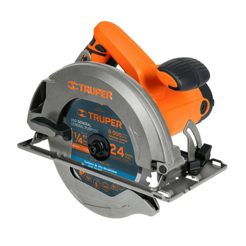 Sierra circular Truper, 7-1/4", profesional, 1500 W 11004