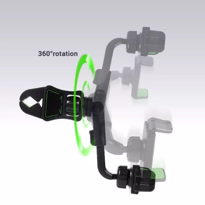 Soporte para teléfono celular para retrovisor ajustable 360