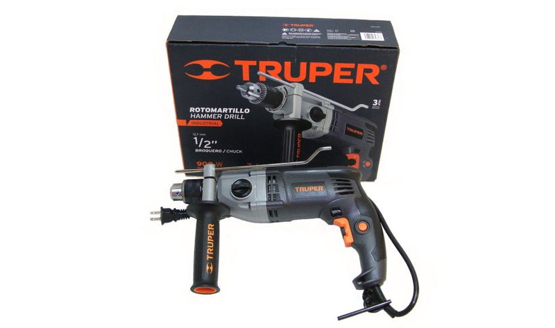 Truper Taladro 1/2" 900 W, industrial - 19324